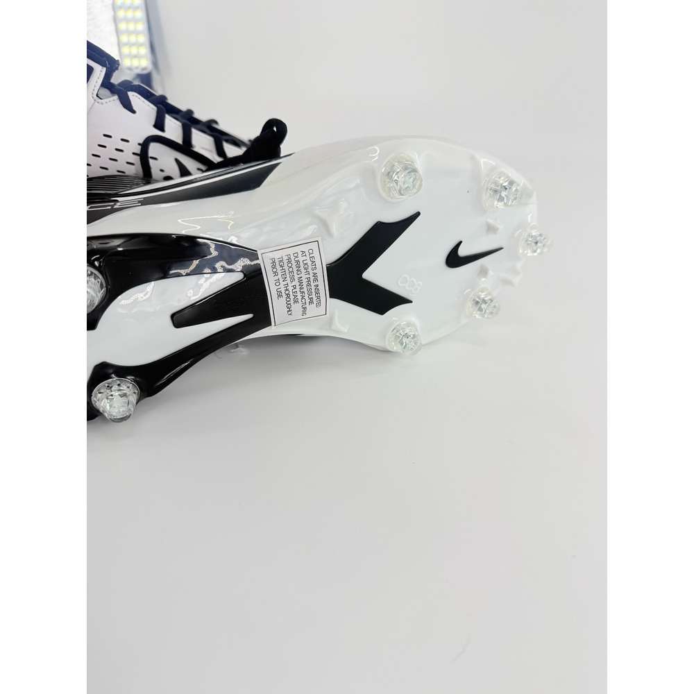 Nike Force Savage Pro 3 Detachable Football Size 12 Men White Black FJ8149-100 - Picture 8 of 9